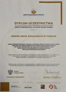 dyplom uczestnictwa